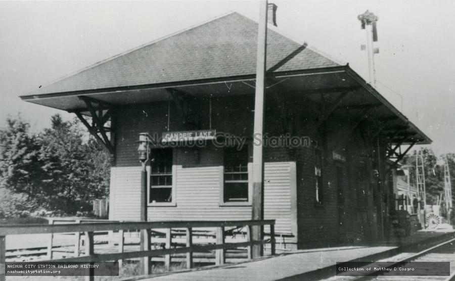 Postcard: Canobie Lake station